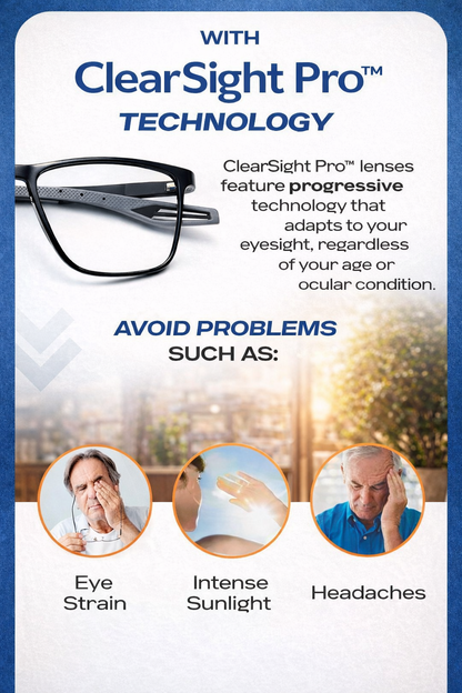 ClearSight Pro™  3-in-1 Reading Glasses